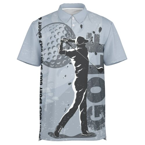 Golf Performance Polo Shirt for Men – UPF 50+ & Breathable Fit
