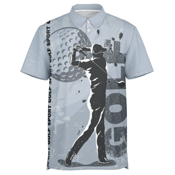 Golf Performance Polo Shirt for Men – UPF 50+ & Breathable Fit